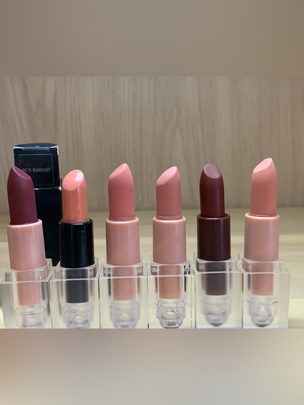 RARE KKW Beauty 90s Nostalgia Vault Set - 6 Lip Colors (3 Brand New/ 3 Used)